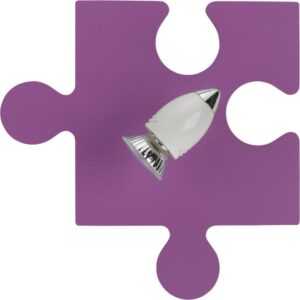 Dětsk&eacute; n&aacute;stěnn&eacute; sv&iacute;tidlo Nowodvorski 6383 PUZZLE I růžov&aacute;