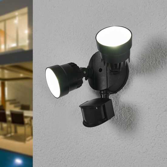 Eco-Light P6221A-PIR23-5K BL Venkovní nástěnná svítidla