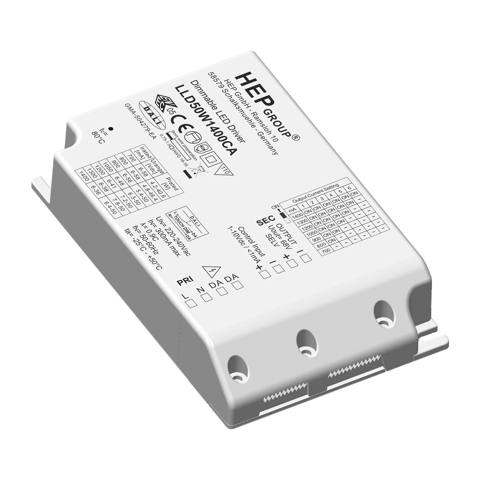HEP LLD50W1400CA Zdroje konstantního napětí