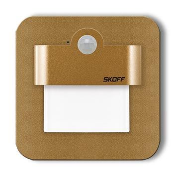 LED nást. svítidlo Skoff Salsa mat.mosaz teplá 230V MM-SAL-M-H s čidlem pohybu