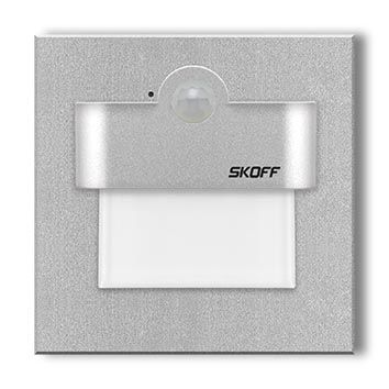 LED nástěnné svítidlo Skoff Tango hliník teplá 230V MM-TAN-G-H s čidlem pohybu