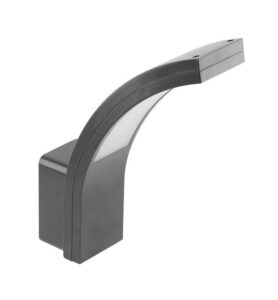 LED venkovní nástěnné svítidlo GTV Paris 10 W LD-PAR10W40BC-10 černá