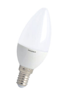 LED žárovka Sandy LED E14 C37 Sandria S1215 5W teplá bílá