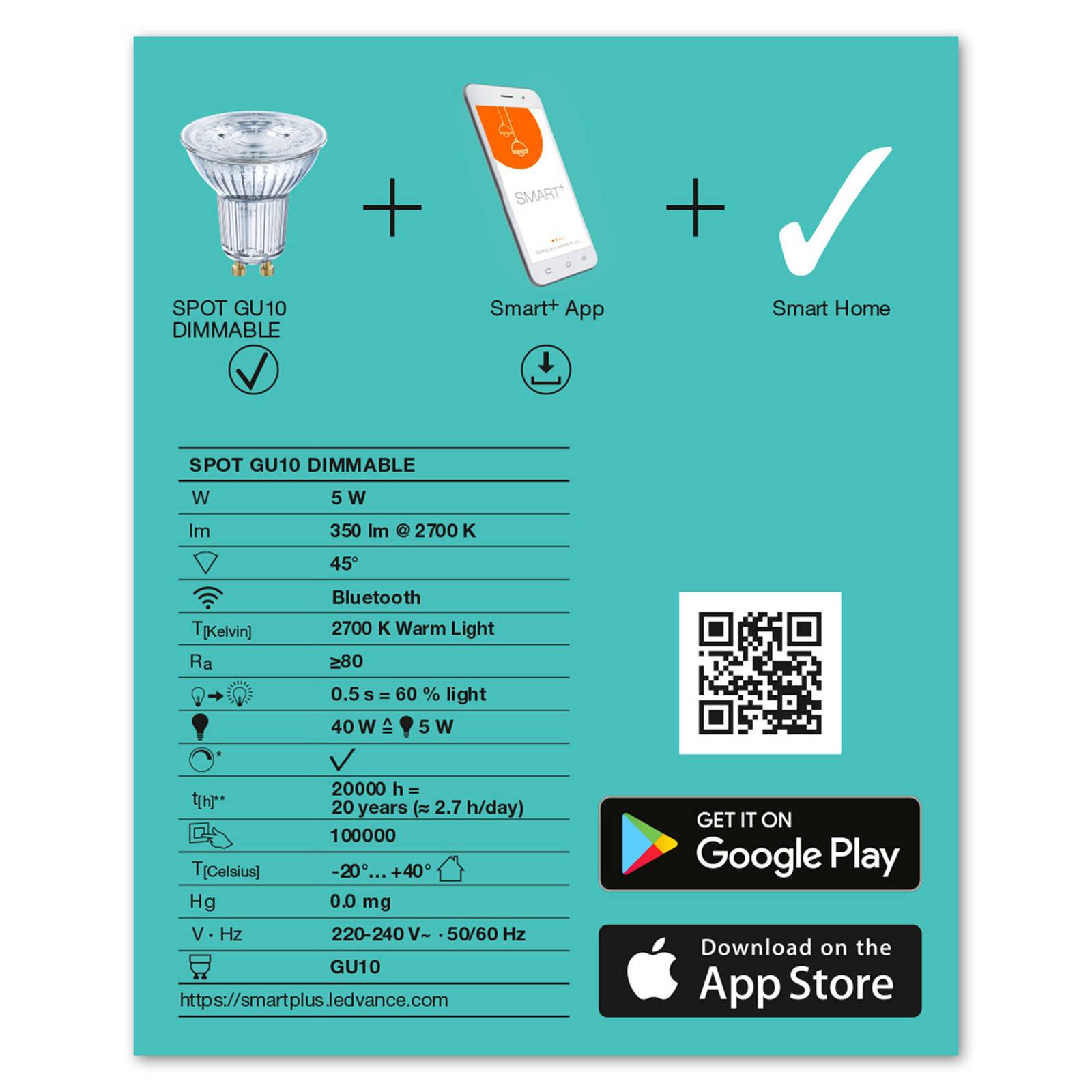 LEDVANCE SMART+ Chytré žárovky