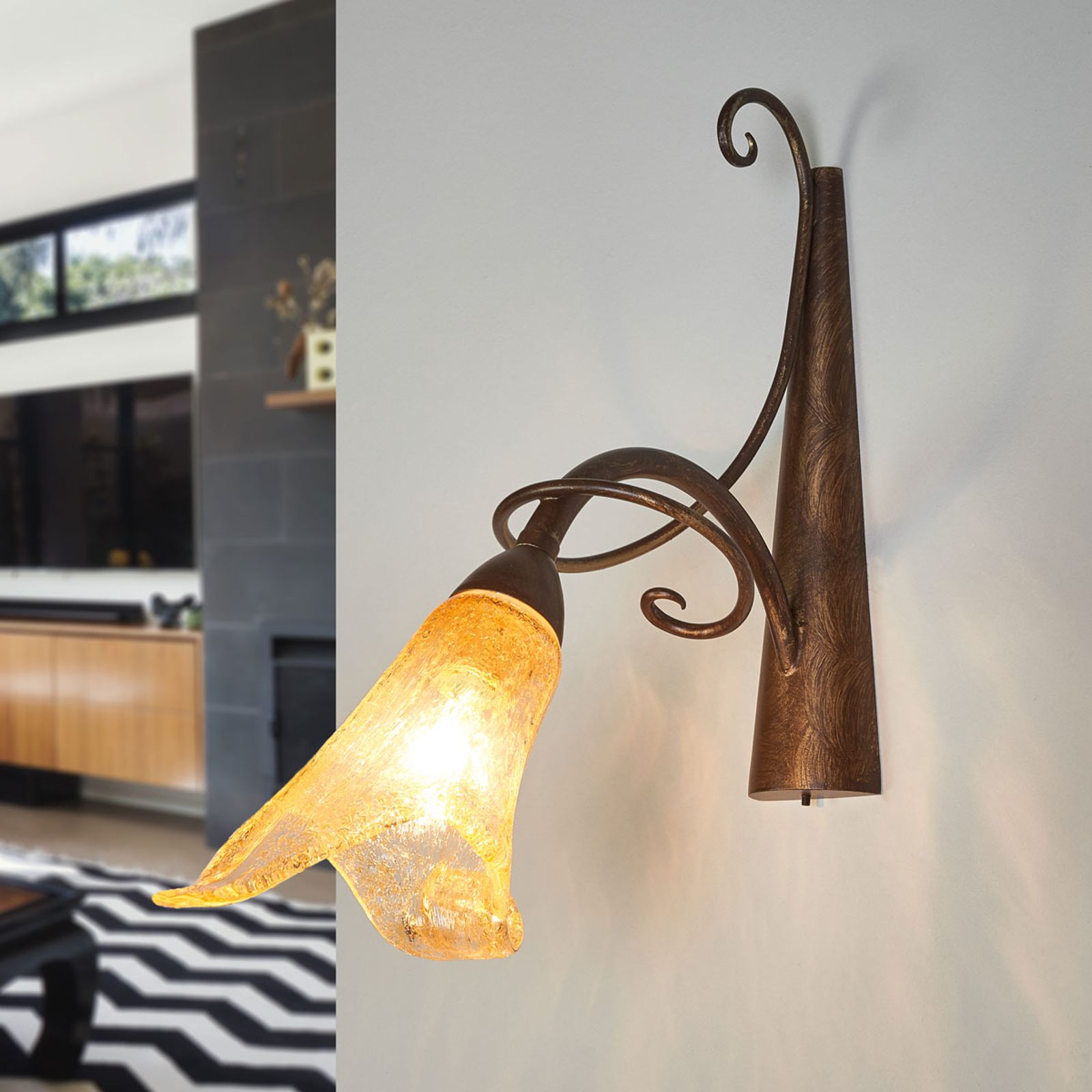 Lam 2040/1ASX/PC/A1 Nástěnná svítidla