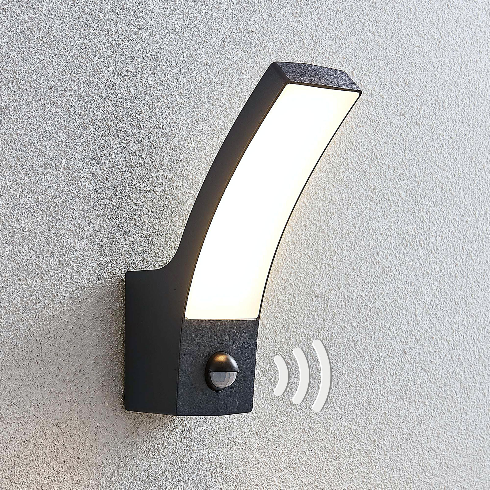 Lindby 9947004 Venkovní nástěnná svítidla s čidlem pohybu