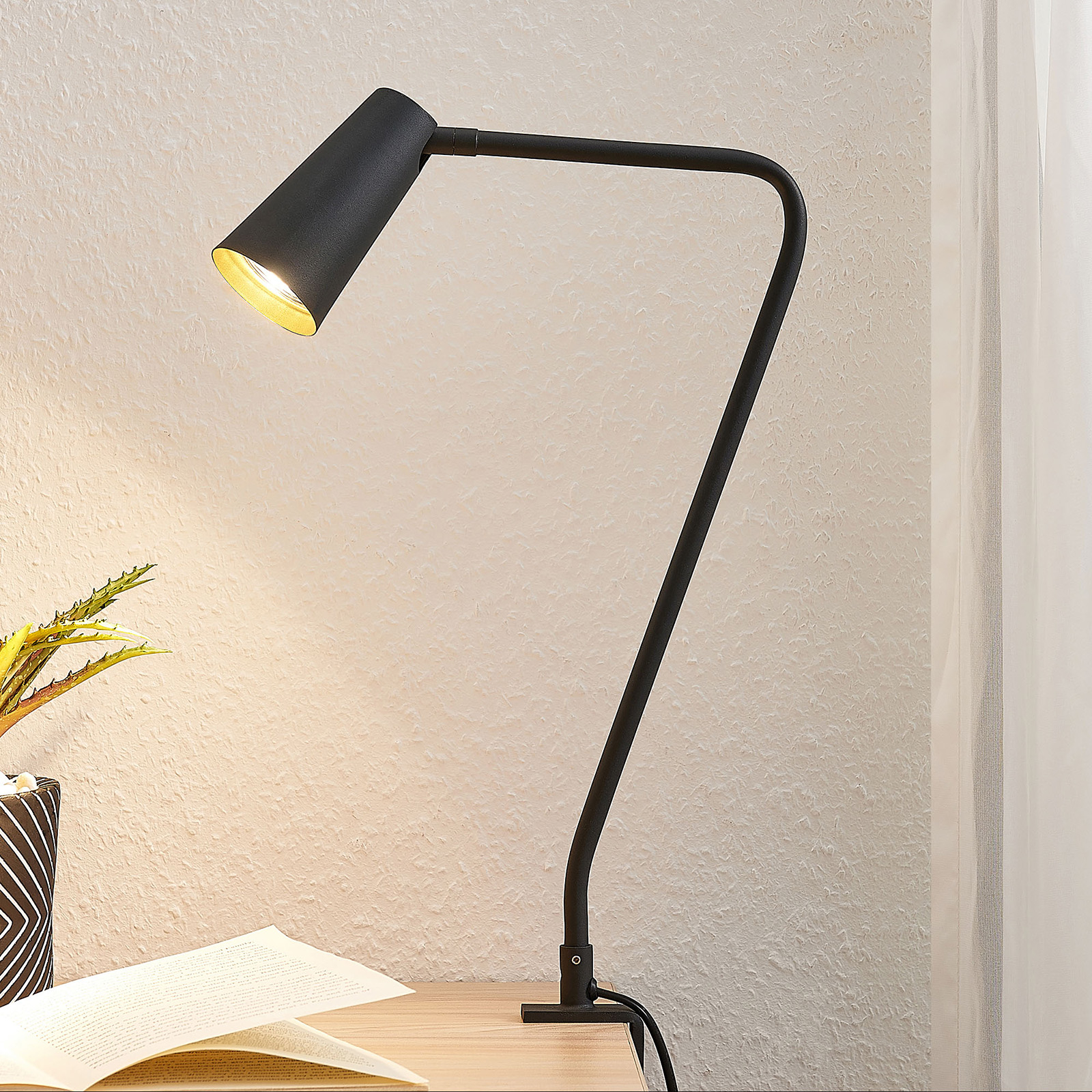 Lucande 9624858 Stolní lampy a lampičky s klipem
