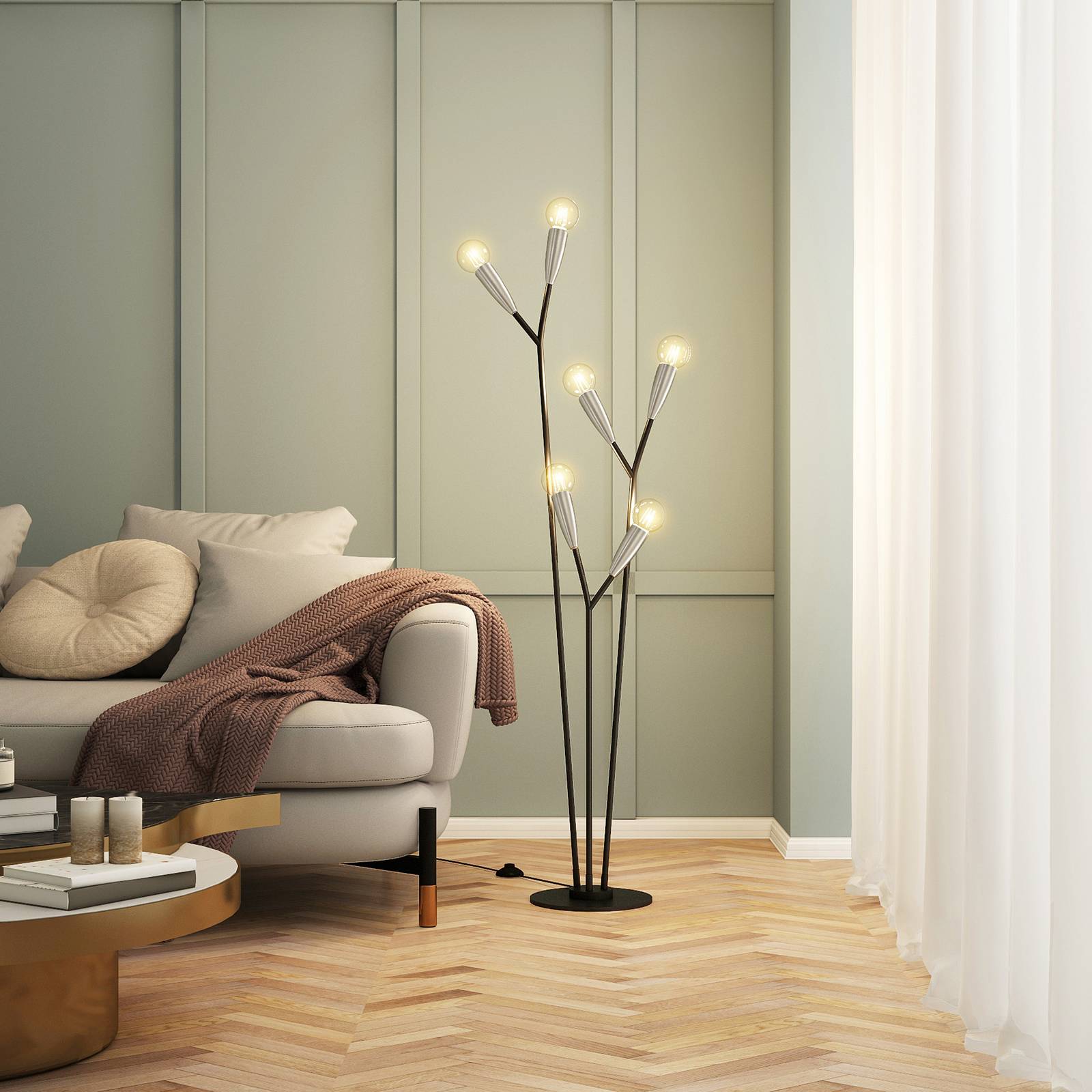 Lucande 9639258 Stojací lampy