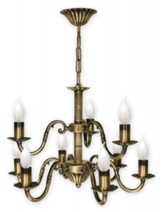 Lustr na řetězu Lemir O1007/W9 PRIMA patina