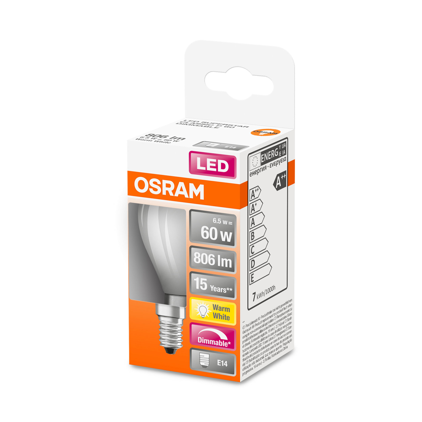 OSRAM Stmívatelné LED žárovky