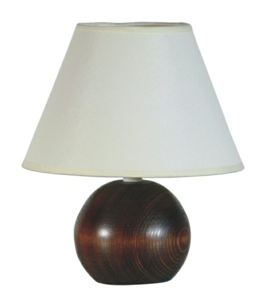 Stolní lampa Sandria 82452 dřevo-koule tmavé dřevo