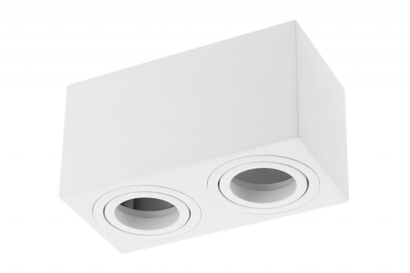 Stropní svítidlo GTV Aveiro duo OS-AV80160KW2-10 2x20 W bílá