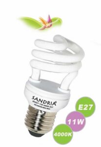 Úsporná žárovka Sandy 11W E27 4000K