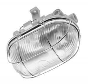 Venkovní svítidlo GTV Sanguesa OS-KAM060-00 ocelová mřížka bílá