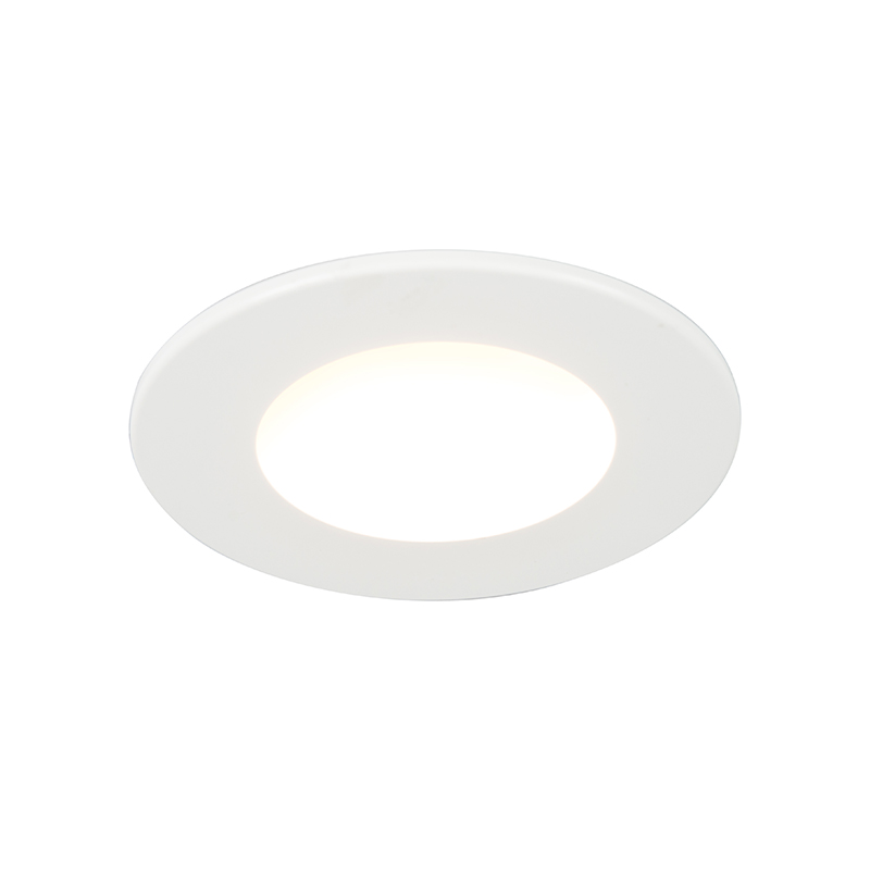 Bílé zapuštěné bodové světlo vč. LED 350 lumenů 3000K 5W IP65 - Blanca