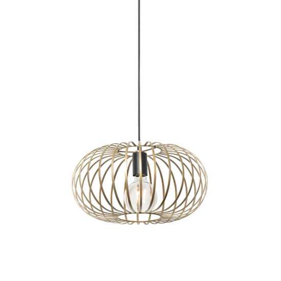 Designová závěsná lampa mosaz - Johanna