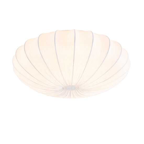 Designové stropní svítidlo bílé hedvábí 60 cm - Plu