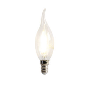E14 dimmable LED filament candle lamp 3W 250 lm 2700K