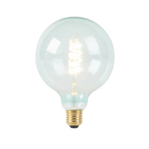 E27 stmívatelná LED spirálová žárovka G125 modrá 200 lm 2100K