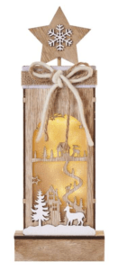 EMOS LED dekorace dřevěná DCWW13