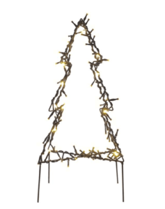 EMOS LED vánoční stromek kovový 50 cm DCZW05