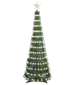 EMOS LED vánoční stromek se světelným řetězem a hvězdou 180cm D5AA03