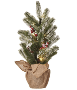 EMOS LED vánoční stromek zasněžený 52 cm DCTW04