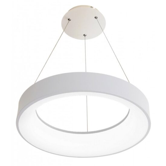 Ecolite Bílé LED závěsné svítidlo kulaté 40W