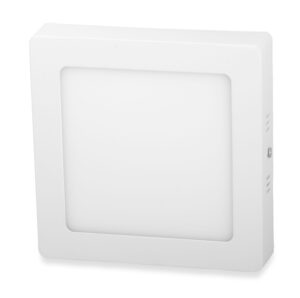 Ecolite Bílý přisazený LED panel hranatý 170 x 170mm 12W Barva světla: Studená bílá 10276