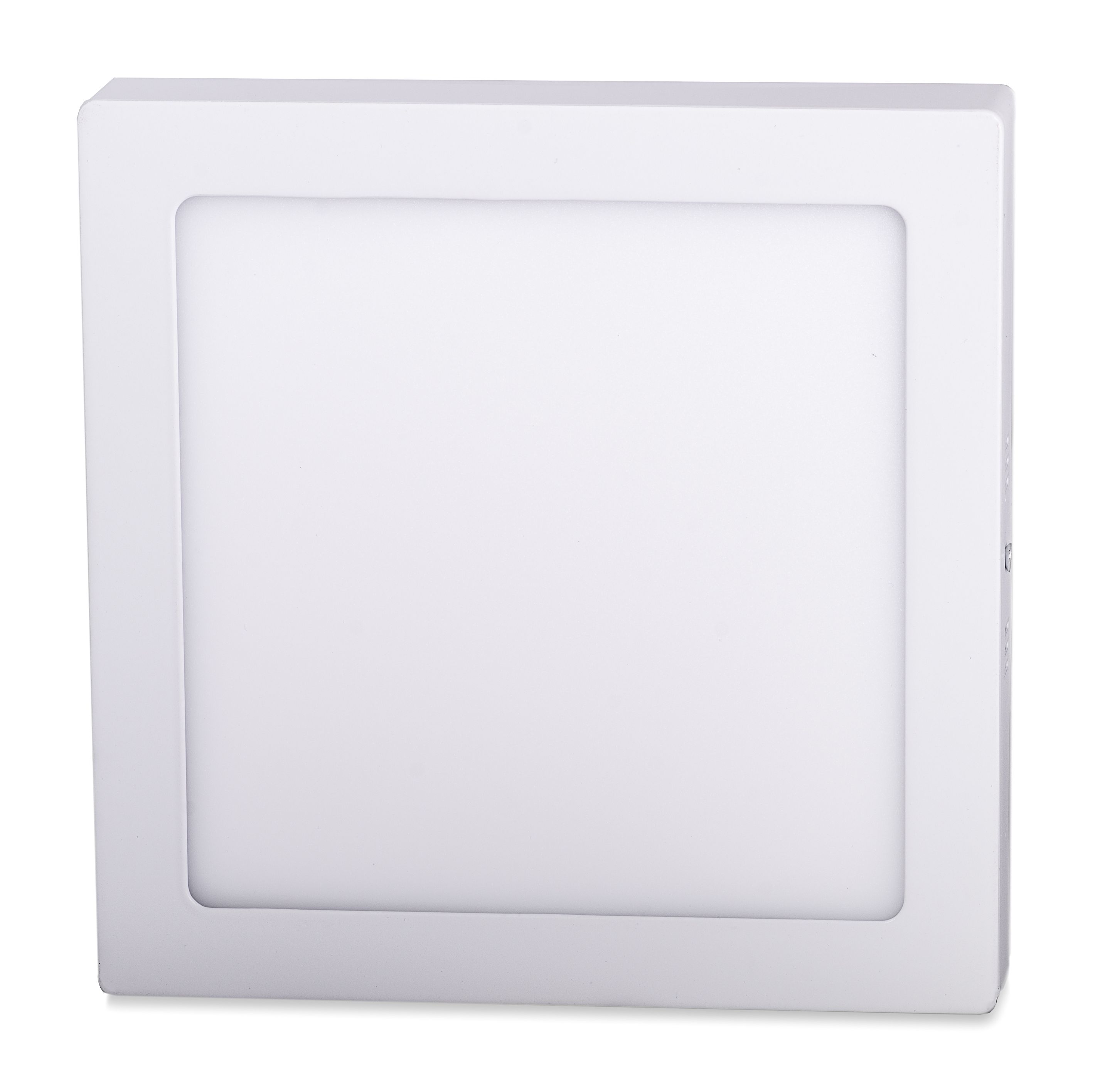 Ecolite Bílý přisazený LED panel hranatý 225 x 225mm 18W Barva světla: Denní bílá LED-CSQ-18W/4100