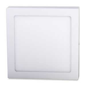 Ecolite Bílý přisazený LED panel hranatý 225 x 225mm 18W Barva světla: Studená bílá 10279