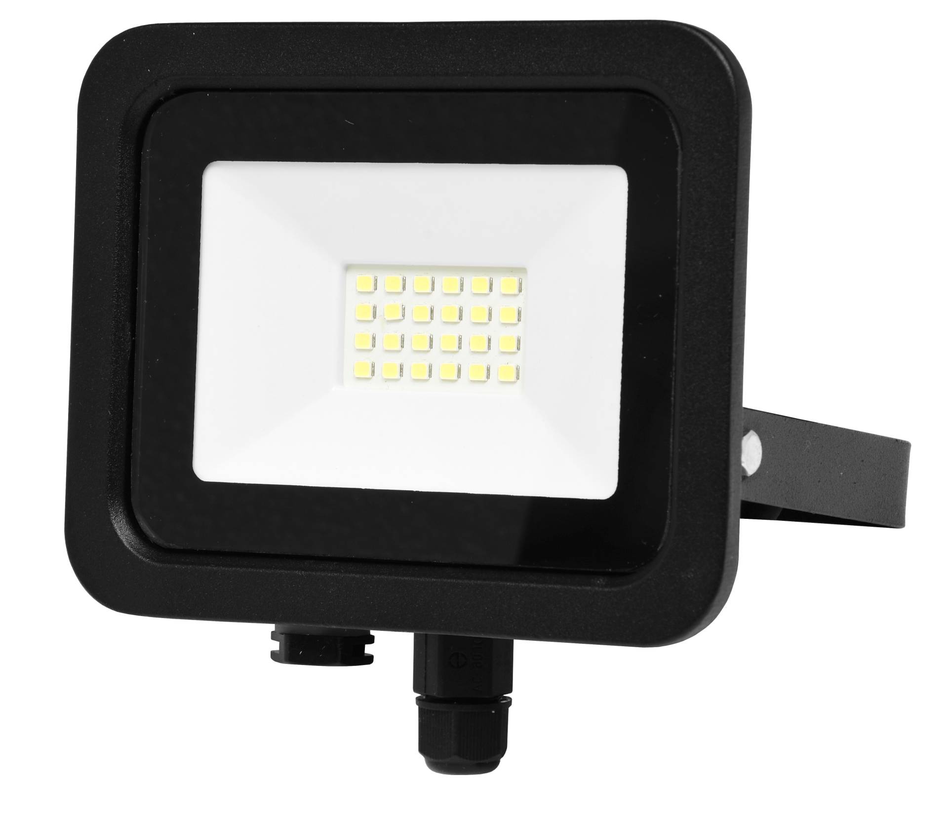 Ecolite Černý LED reflektor 20W Economy RLED48WL-20W