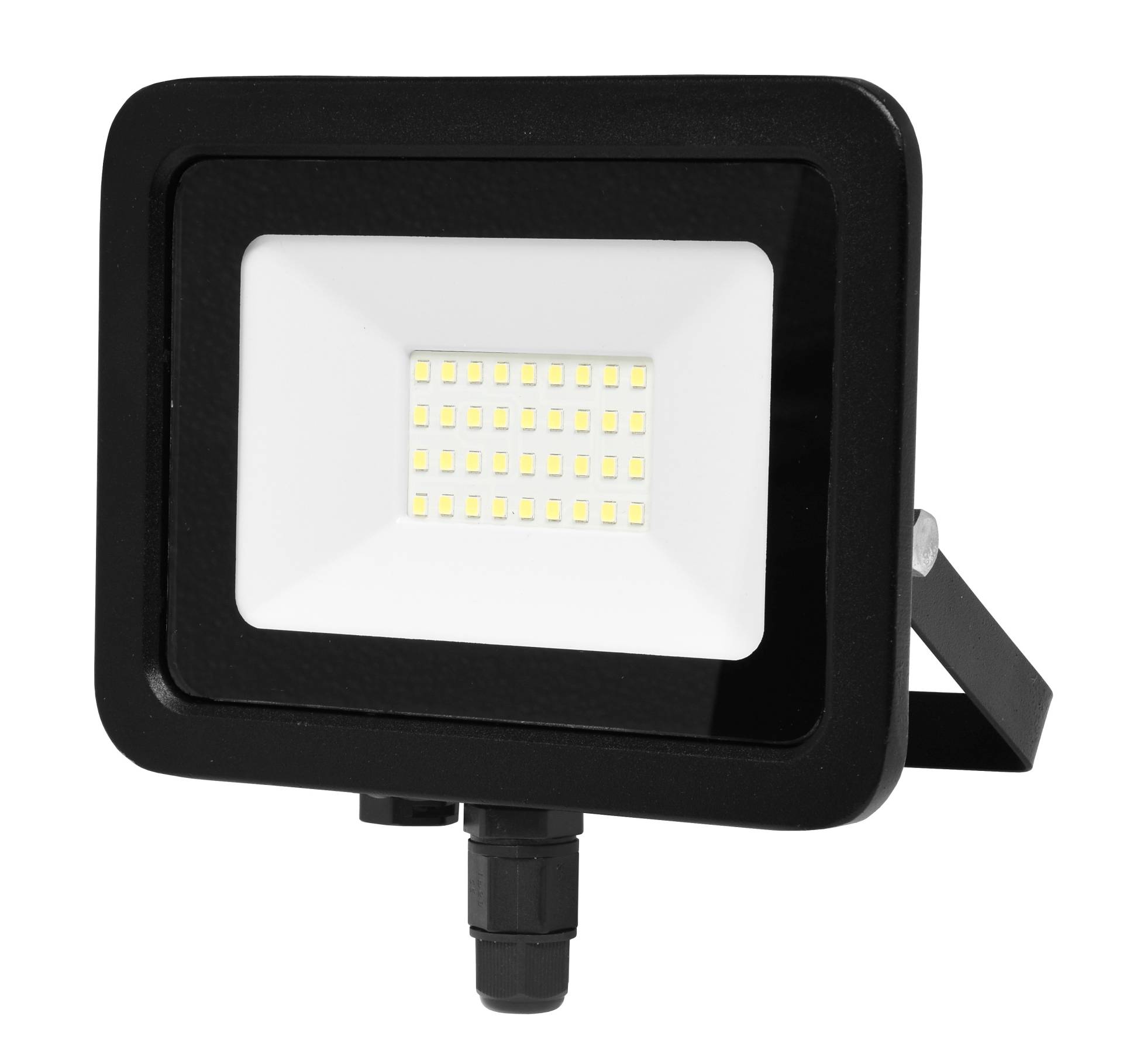 Ecolite Černý LED reflektor 30W Economy RLED48WL-30W