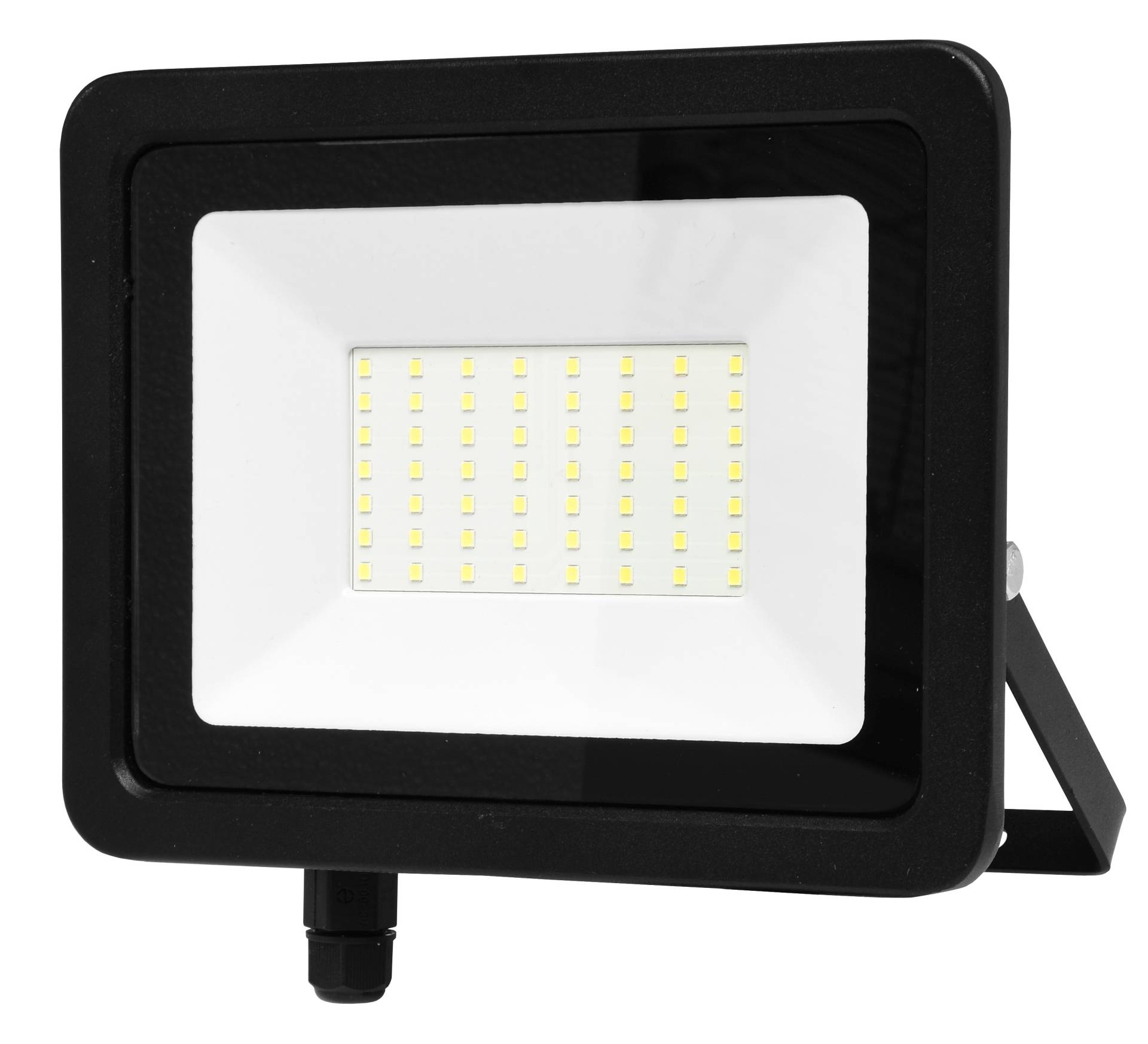 Ecolite Černý LED reflektor 50W Economy RLED48WL-50W