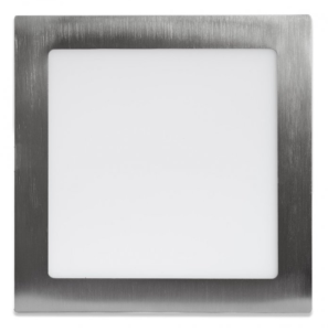 Ecolite Stříbrný vestavný LED panel hranatý 300 x 300mm 25W Barva světla: Denní bílá LED-WSQ-25W/41/CHR