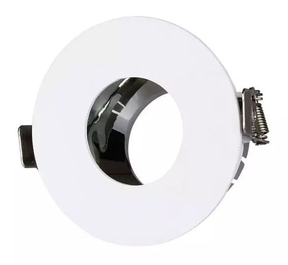LED Solution Bílý podhledový rámeček s chromovým vnitřkem výklopný 3160