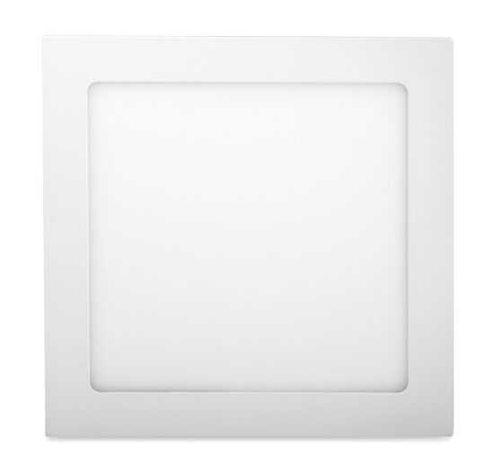 LED Solution Bílý vestavný LED panel hranatý 225 x 225mm 18W Barva světla: Studená bílá 10261