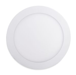 LED Solution Bílý vestavný LED panel kulatý 300mm 24W stmívatelný Barva světla: Teplá bílá