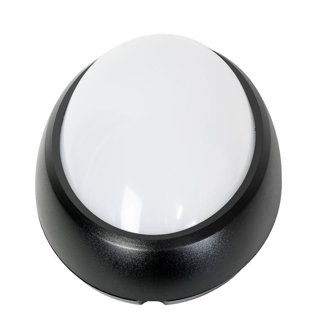 LED Solution Černé LED stropní/nástěnné svítidlo 12W IP54 Barva světla: Teplá bílá 1350