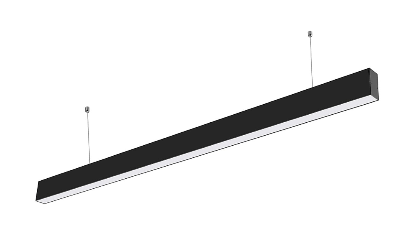 LED Solution Černé lineární závěsné LED svítidlo 40W Premium Barva světla: Teplá bílá