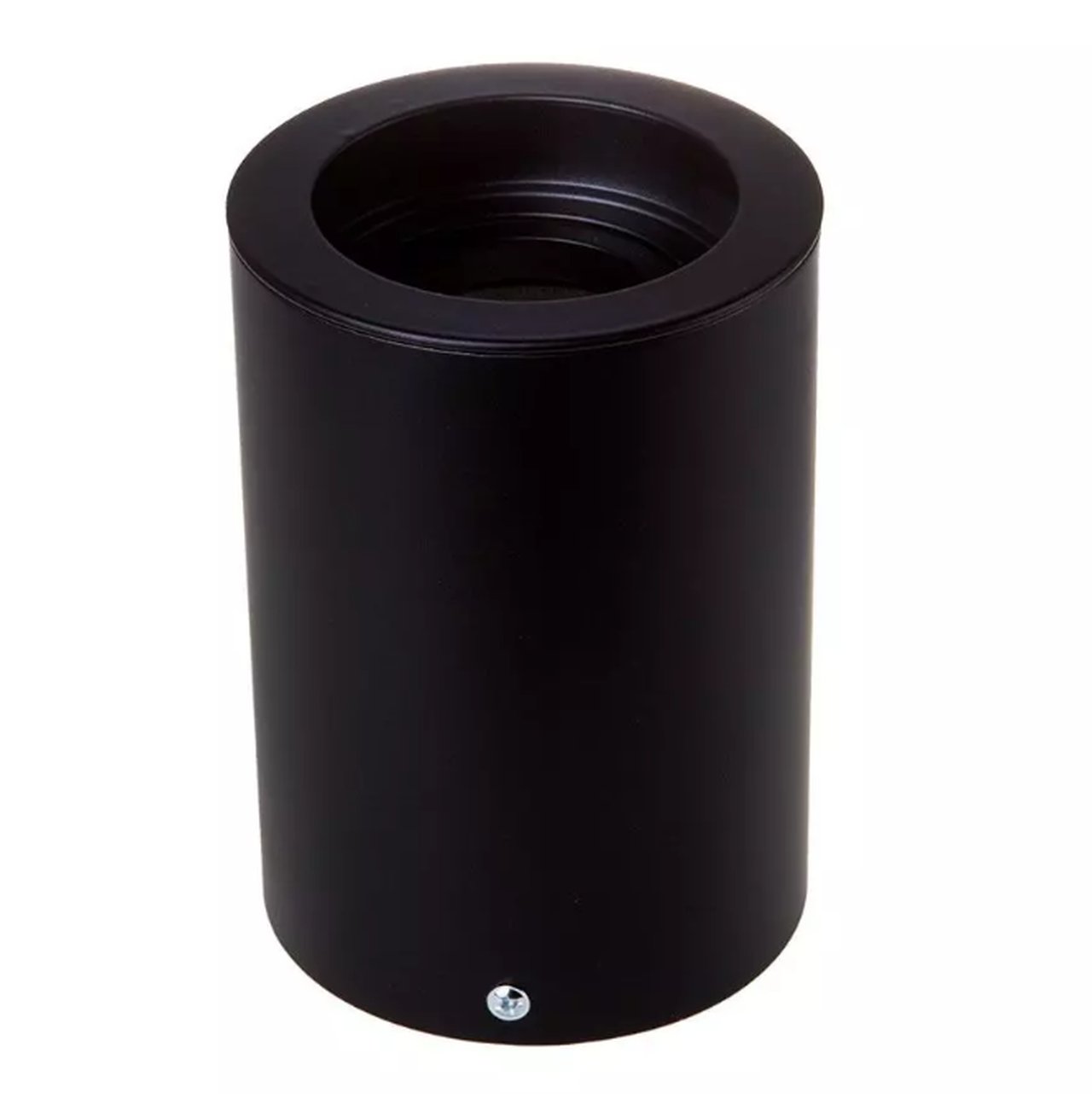LED Solution Černé nástěnné svítidlo kulaté GU10 s černým vnitřkem 3628