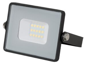 LED Solution Černý LED reflektor 10W Premium Barva světla: Teplá bílá 424