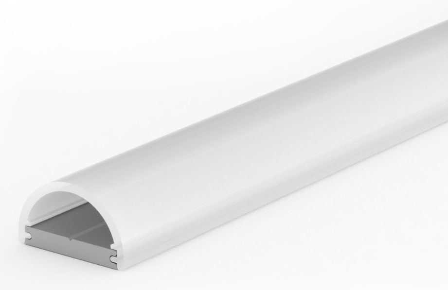 LED Solution Hliníkový profil pro LED pásky TUBE MINI Vyberte variantu a délku: Profil + Nacvakávací opálový kryt 2m 092132_091062