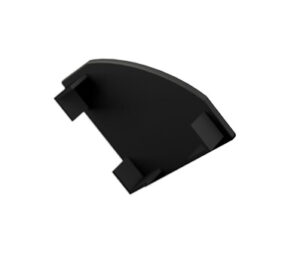 LED Solution Koncovka rohového profilu R2 černá varianty: s otvorem