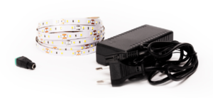 LED Solution LED pásek 12W/m 12V bez krytí IP20 5 metrů + adaptér 72W Barva světla: Extra teplá bílá 07700_05310_11218