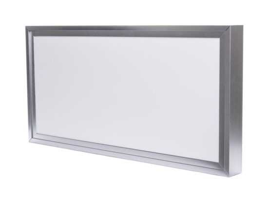 LED Solution Stříbrný přisazený LED panel s rámečkem 300 x 600mm 24W Premium Barva světla: Studená bílá