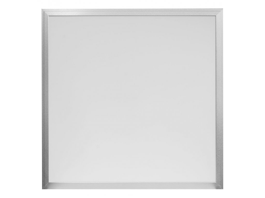 LED Solution Stříbrný závěsný LED panel 600 x 600mm 40W Premium Barva světla: Studená bílá