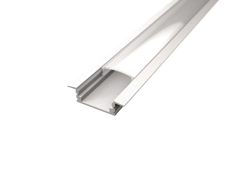 LED Solution Vestavný profil pro LED pásky V1 bílý délky a typy profilů: Profil + Nacvakávací čirý kryt 2m