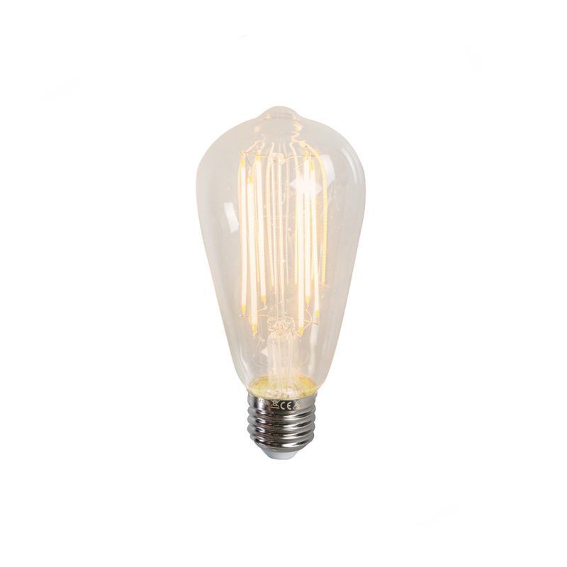 LED žárovka dlouhá rustikální ST64 E27 240V 4W 350LM 2300K