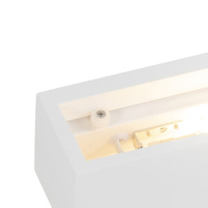 Moderní nástěnná lampa bílá - Santino Novo
